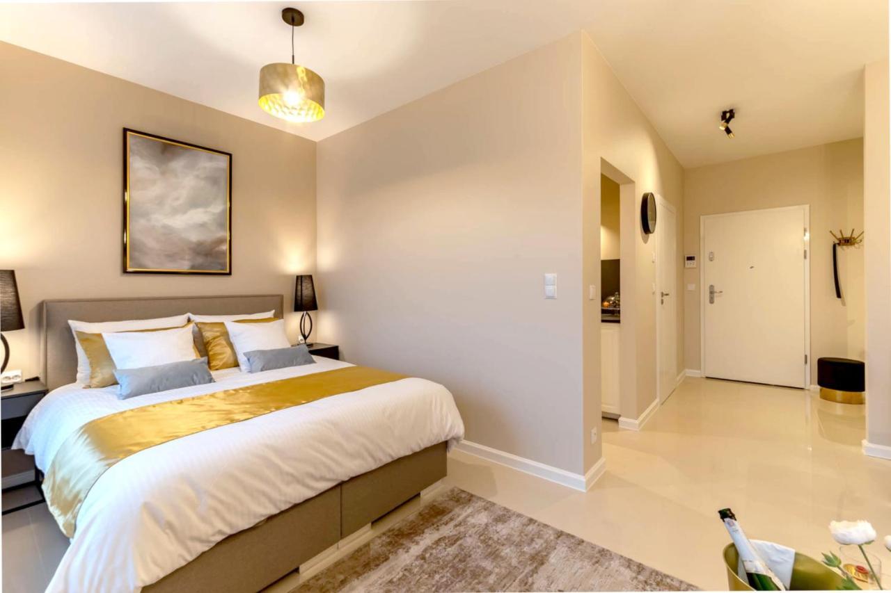 Apartament Champagne Gdansk Bagian luar foto