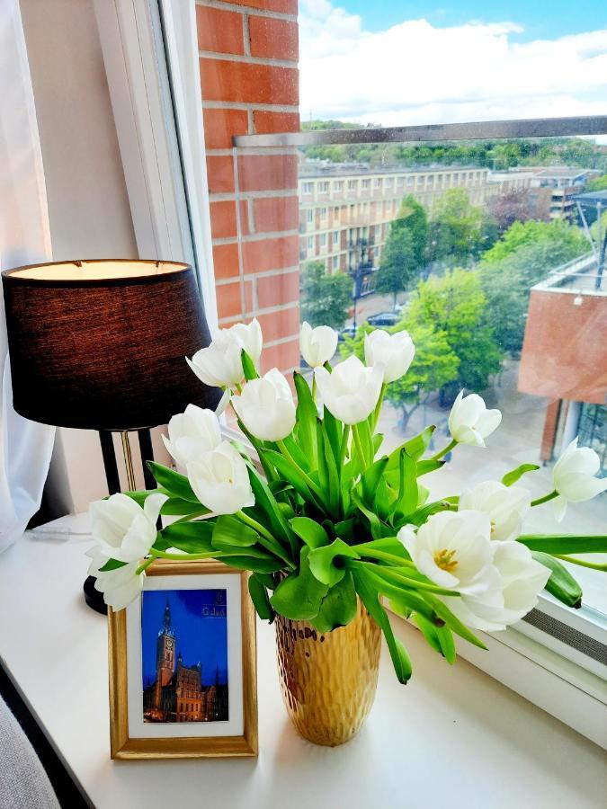 Apartament Champagne Gdansk Bagian luar foto