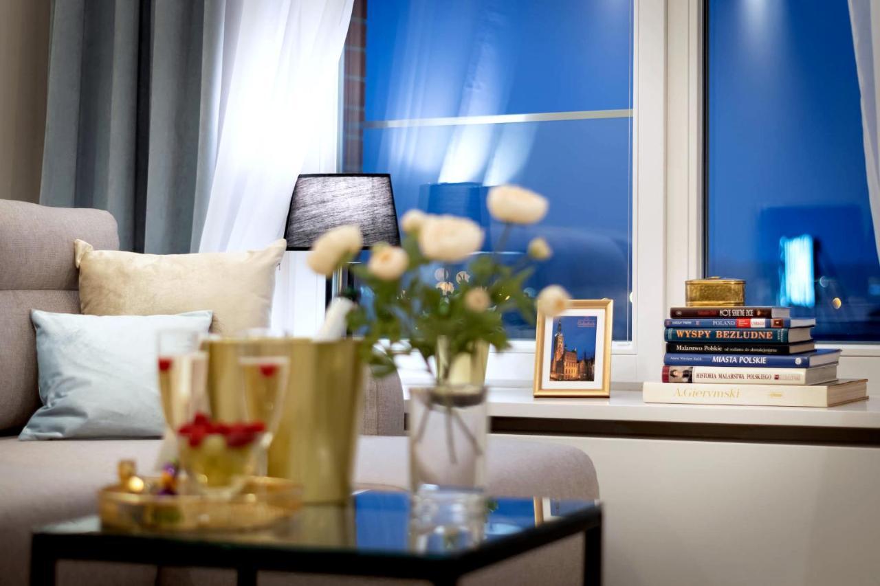 Apartament Champagne Gdansk Bagian luar foto